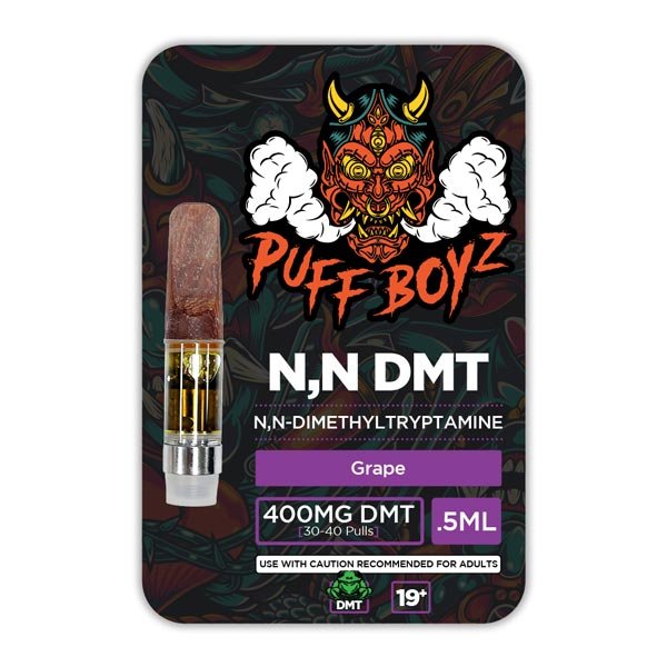 Puff-Boyz-NN-DMT-.5ML400MG-Cartridge-–-Grape Puff Boyz -NN DMT .5ML (400MG) - Image 1